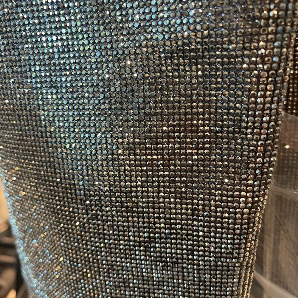NWT INC Pewter Crystal Knee Boots - Picture 5 of 7